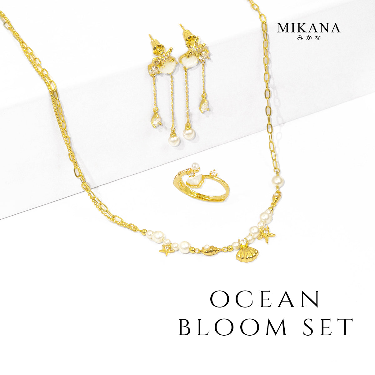 Ocean Bloom Jewelry Set