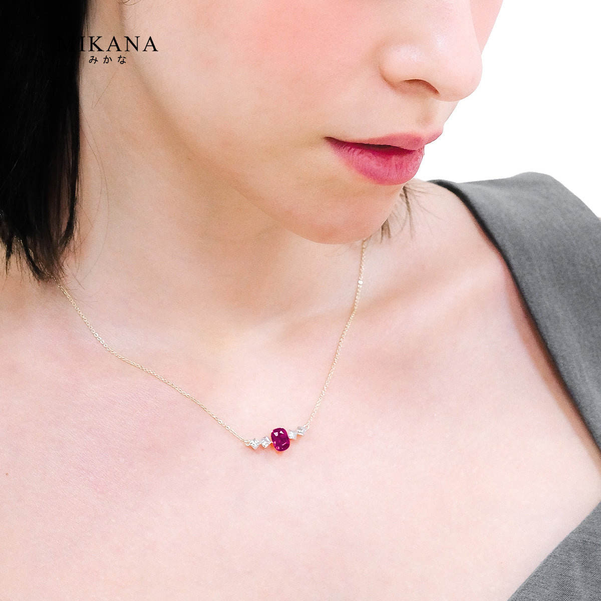 Birthstone October Tourmaline Necklace