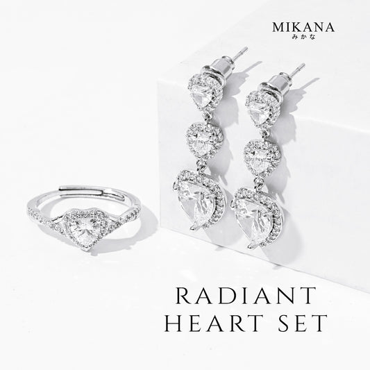 Radiant Heart Jewelry Set