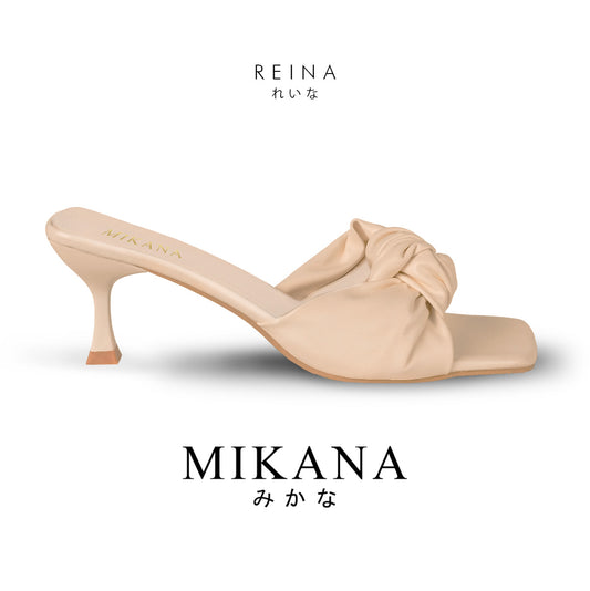 Reina Knot Slides 2.5 inches Heels Sandals Shoes