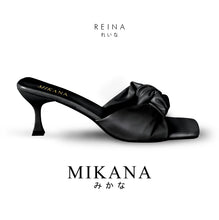 Load image into Gallery viewer, Reina Knot Slides 2.5 inches Heels Sandals Shoes