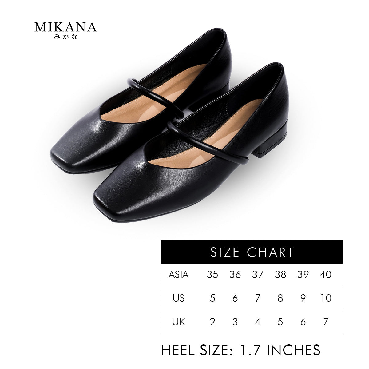 Poised Shoe Rikune Mary Jane Ballerina Shoes