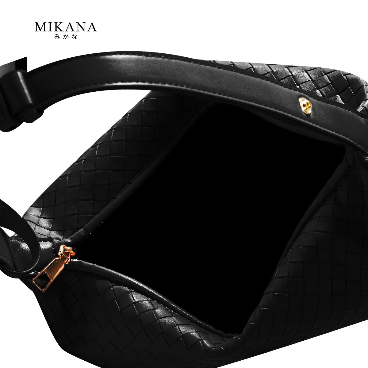 Mikana Elite Intertwine Riku Woven Hobo Bag