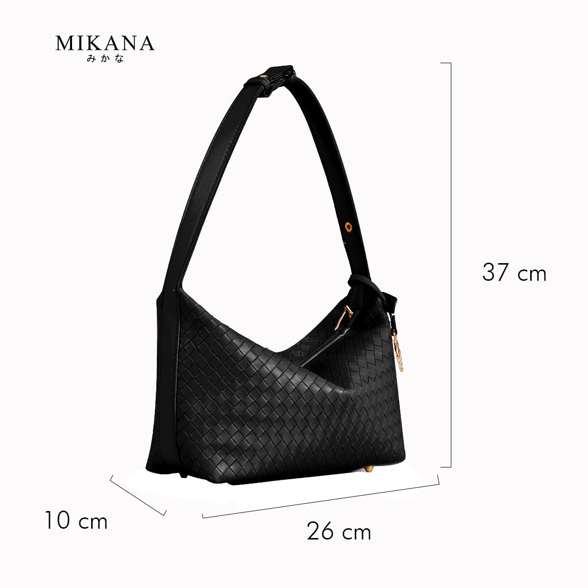 Mikana Elite Intertwine Riku Woven Hobo Bag