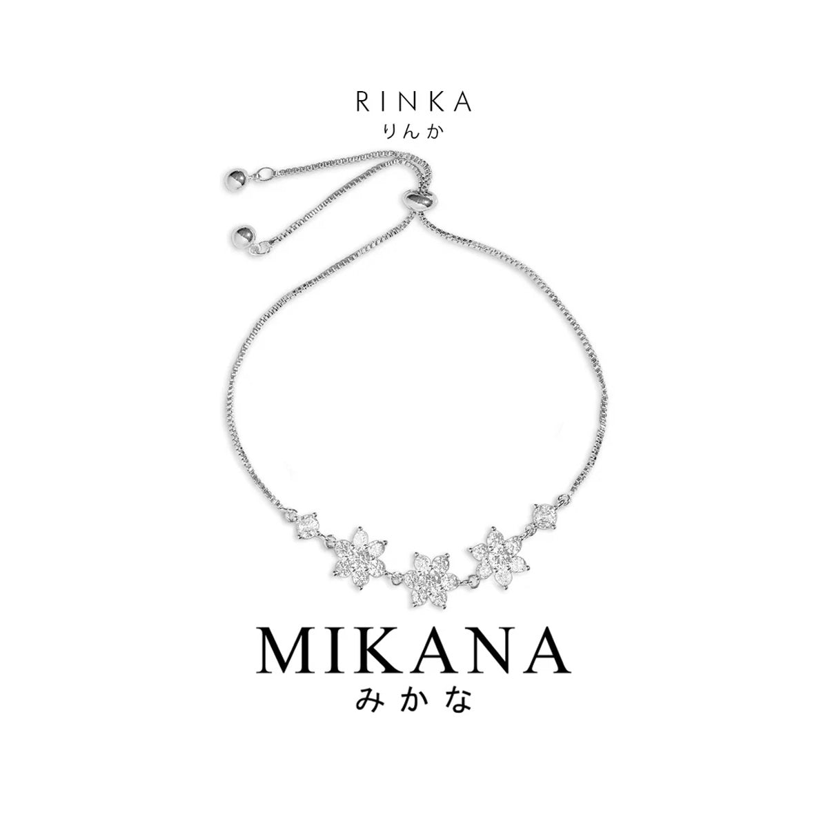 Petal Charm Rinka Slider Bracelet