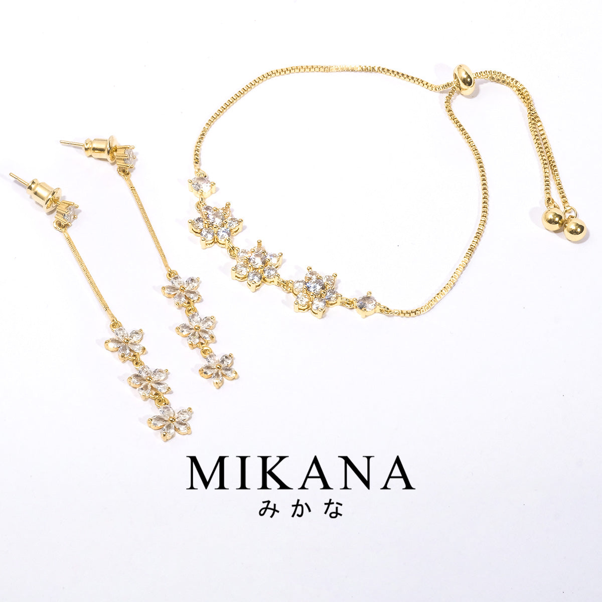 Blossom Cascade Jewelry Set