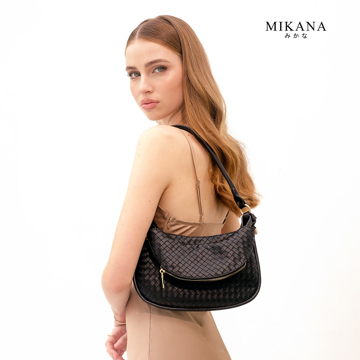 Mikana Elite Intertwine Sanae Woven Hobo Bag