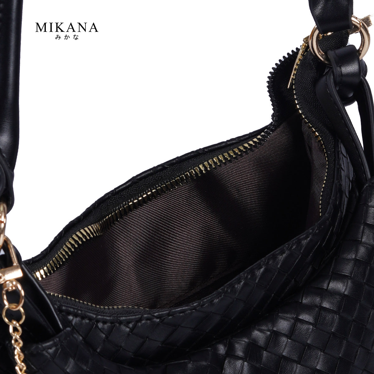 Mikana Elite Intertwine Sanae Woven Hobo Bag