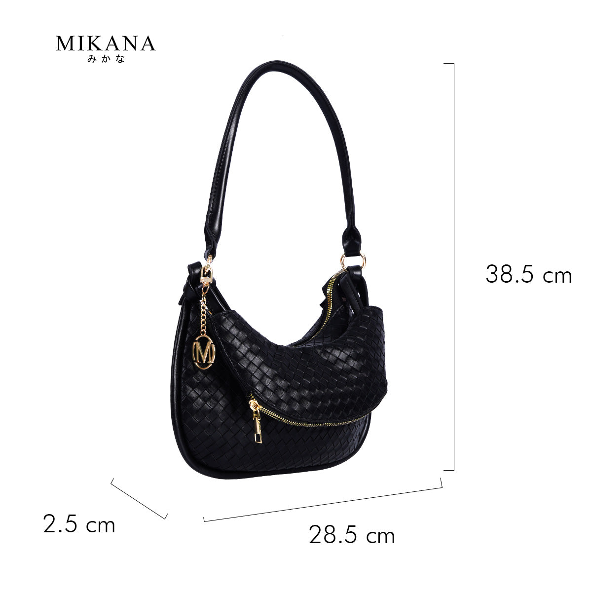 Mikana Elite Intertwine Sanae Woven Hobo Bag