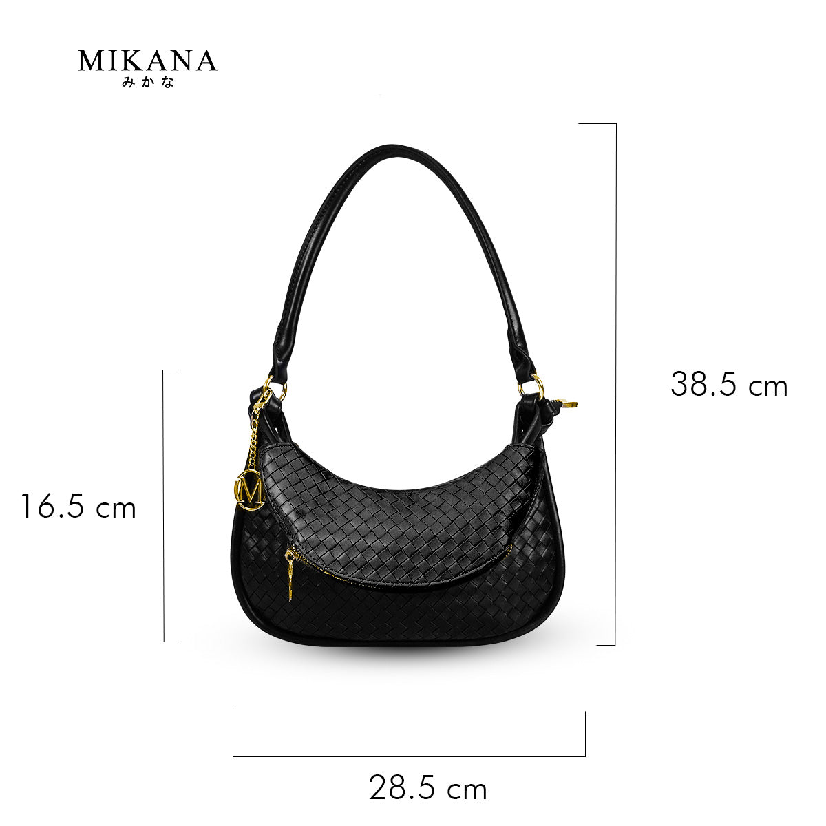 Mikana Elite Intertwine Sanae Woven Hobo Bag