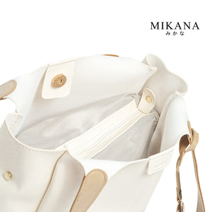 Mikana Sasaki Leather Shoulder Bag for Woman