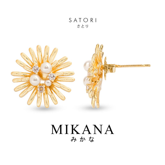 Mikana Glamour Pins Satori Stud Earrings