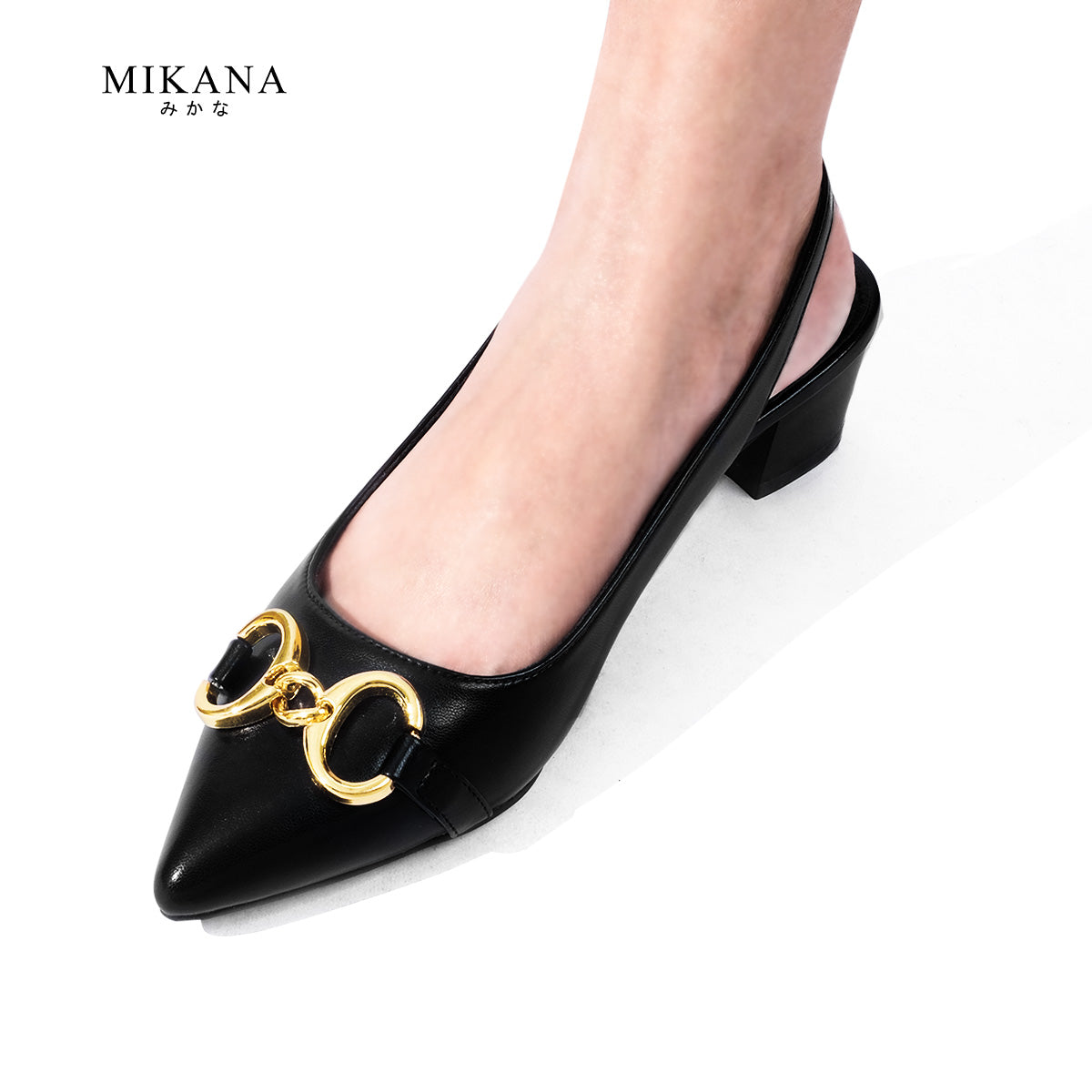 Gold Accent Seiren Heeled Sandals