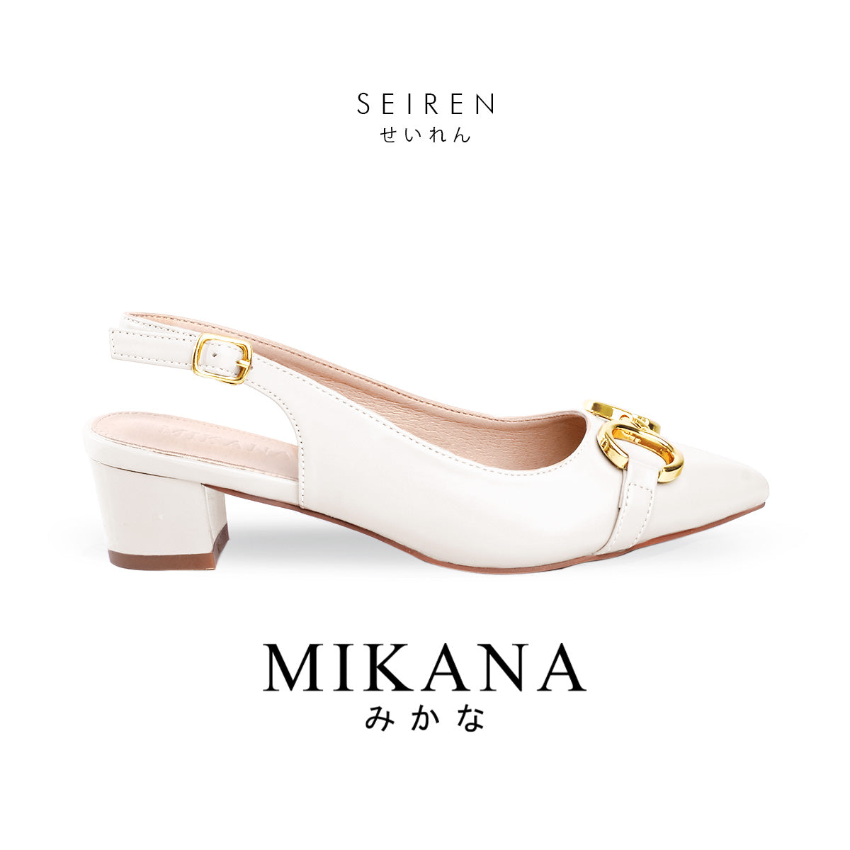 Gold Accent Seiren Heeled Sandals