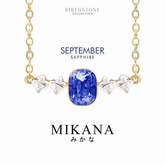 Birthstone September Sapphire Necklace
