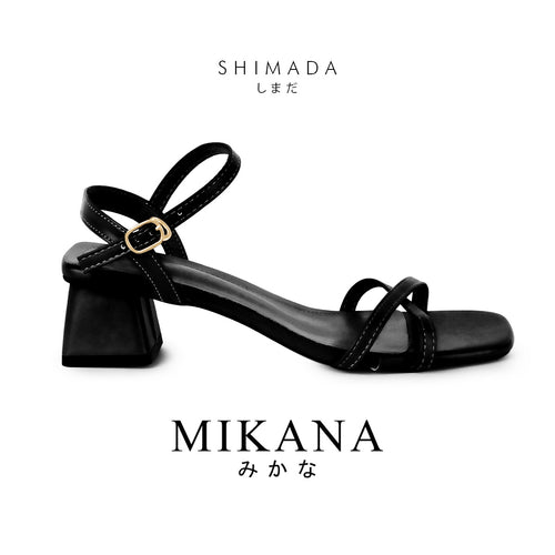 Shimada Ankle-Strap Trapeze 2 inches Heeled Sandals Shoes