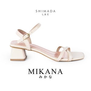 Shimada Ankle-Strap Trapeze 2 inches Heeled Sandals Shoes