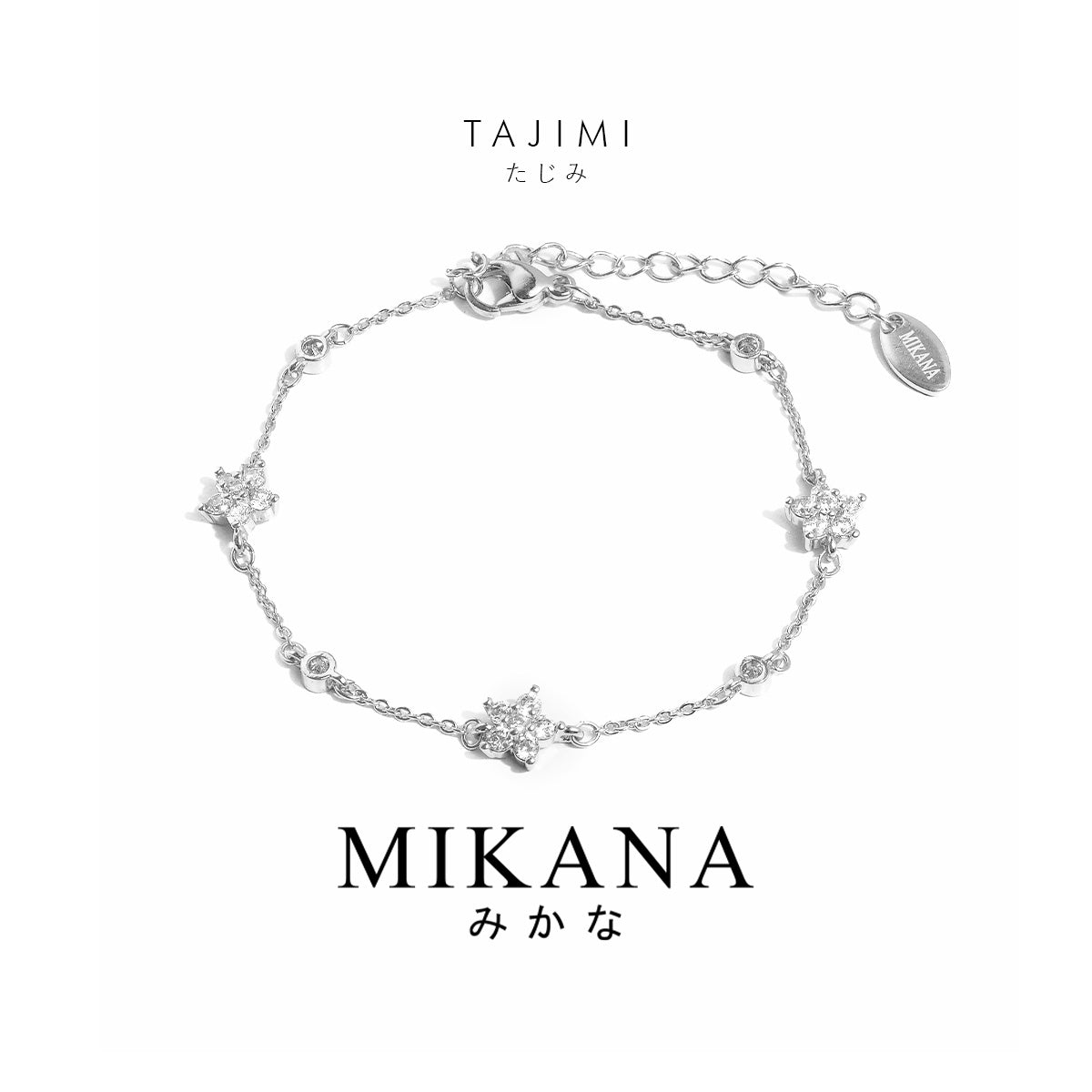 Tajimi Charm Chain Link Bracelet