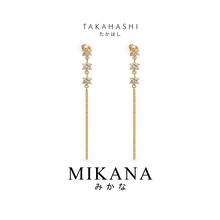 Load image into Gallery viewer, Takahashi Flower Dangling Earrings