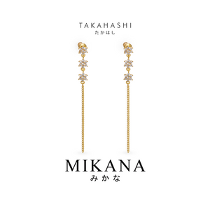 Takahashi Flower Dangling Earrings