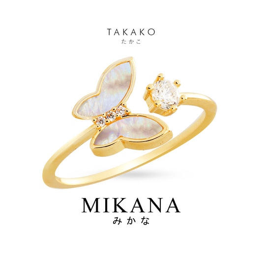 Golden Wings Takako Adjustable Ring