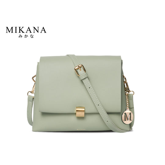 Mikana Tamashiro Leather Sling Bag for Woman
