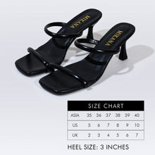 Load image into Gallery viewer, Yaeko Strappy Heels 3 inches Slides Sandals Shoes