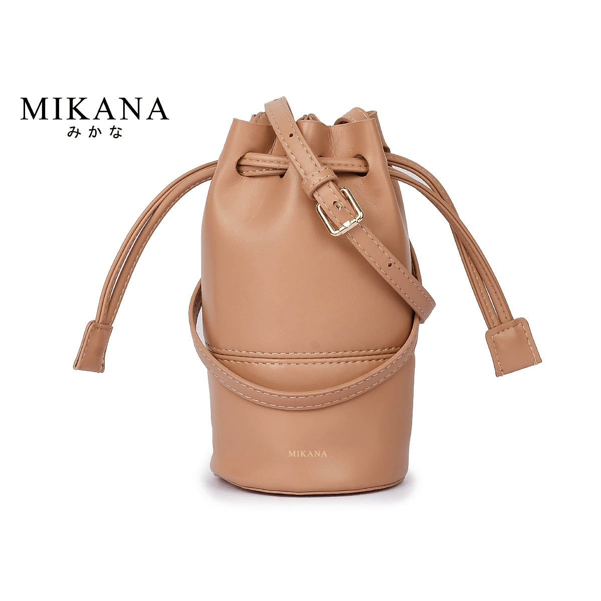 Mikana Bronze Yasashii Bucket Sling Bag For Women – Mikana Japan