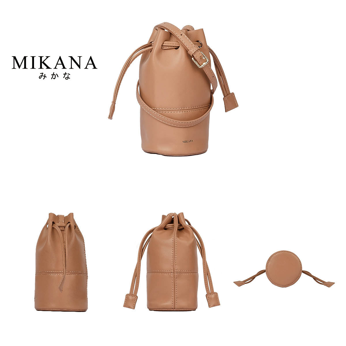 Bronze Yasashii Bucket Sling Bag