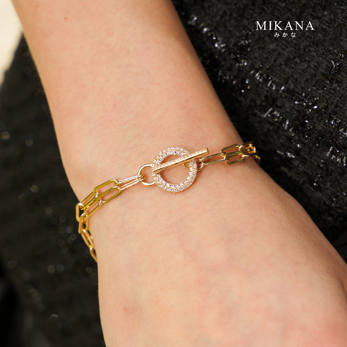 Toggle Yumie Chain Link Bracelet