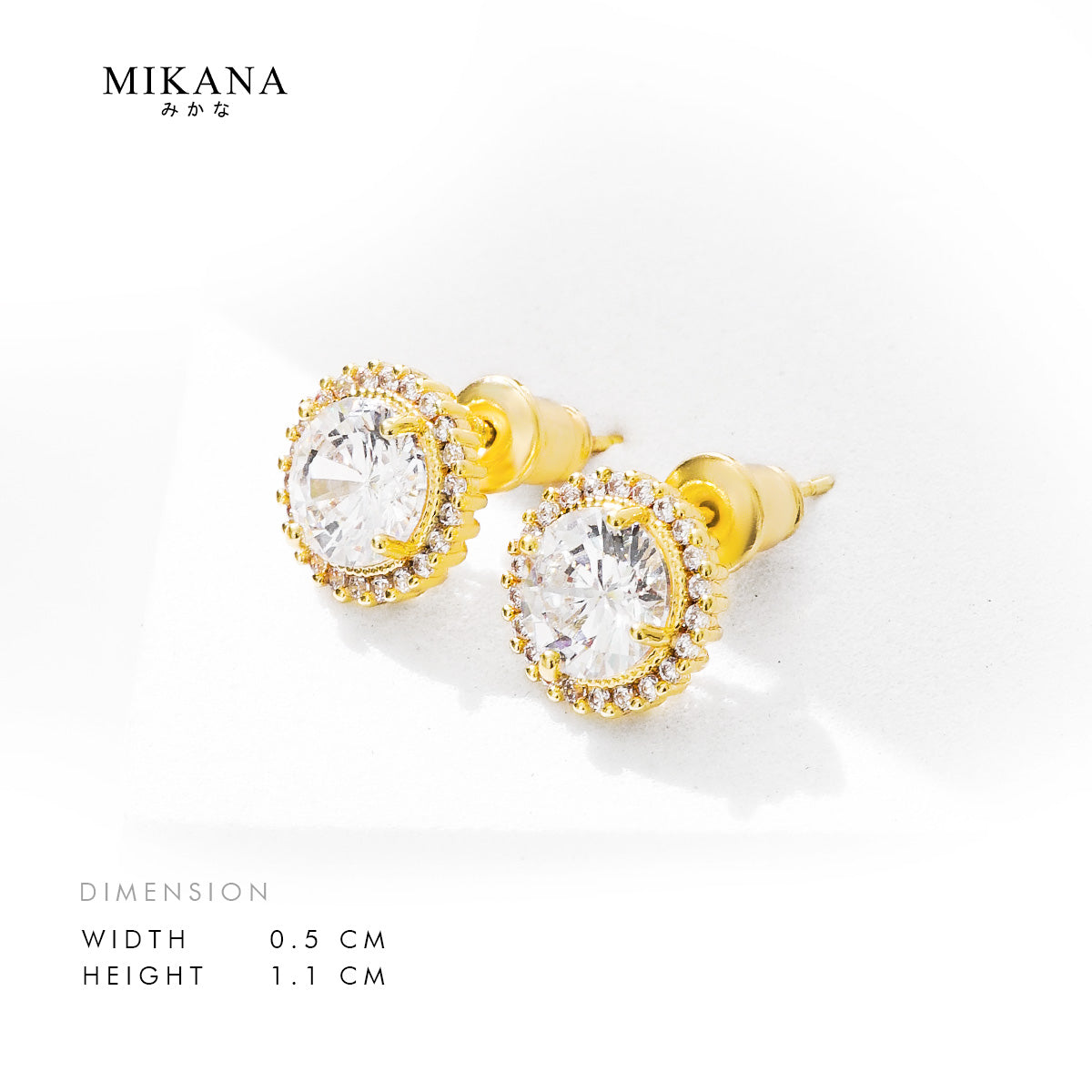 Gems and Grace Yurina Stud Earrings