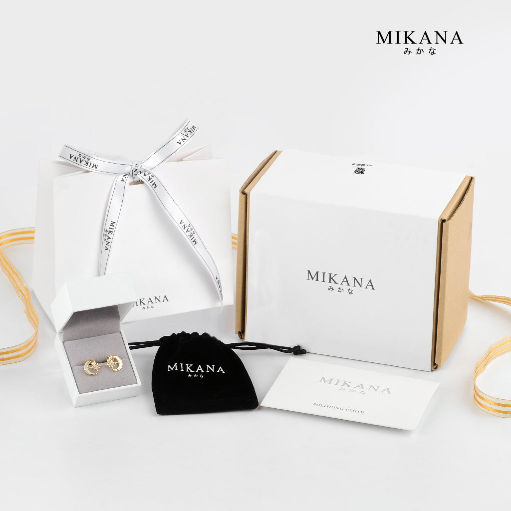 Mitsuna Intertwined Drop Earrings