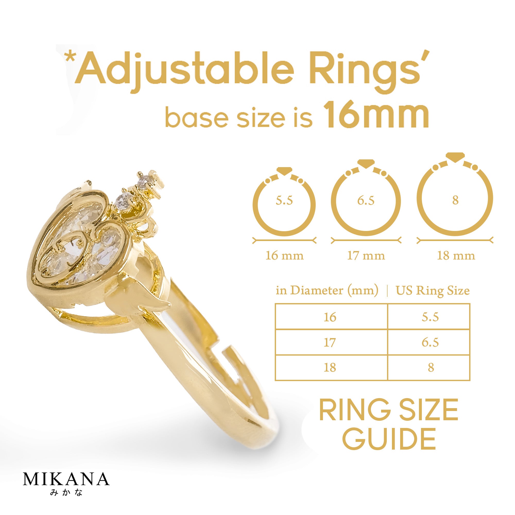Minushi Adjustable Ring