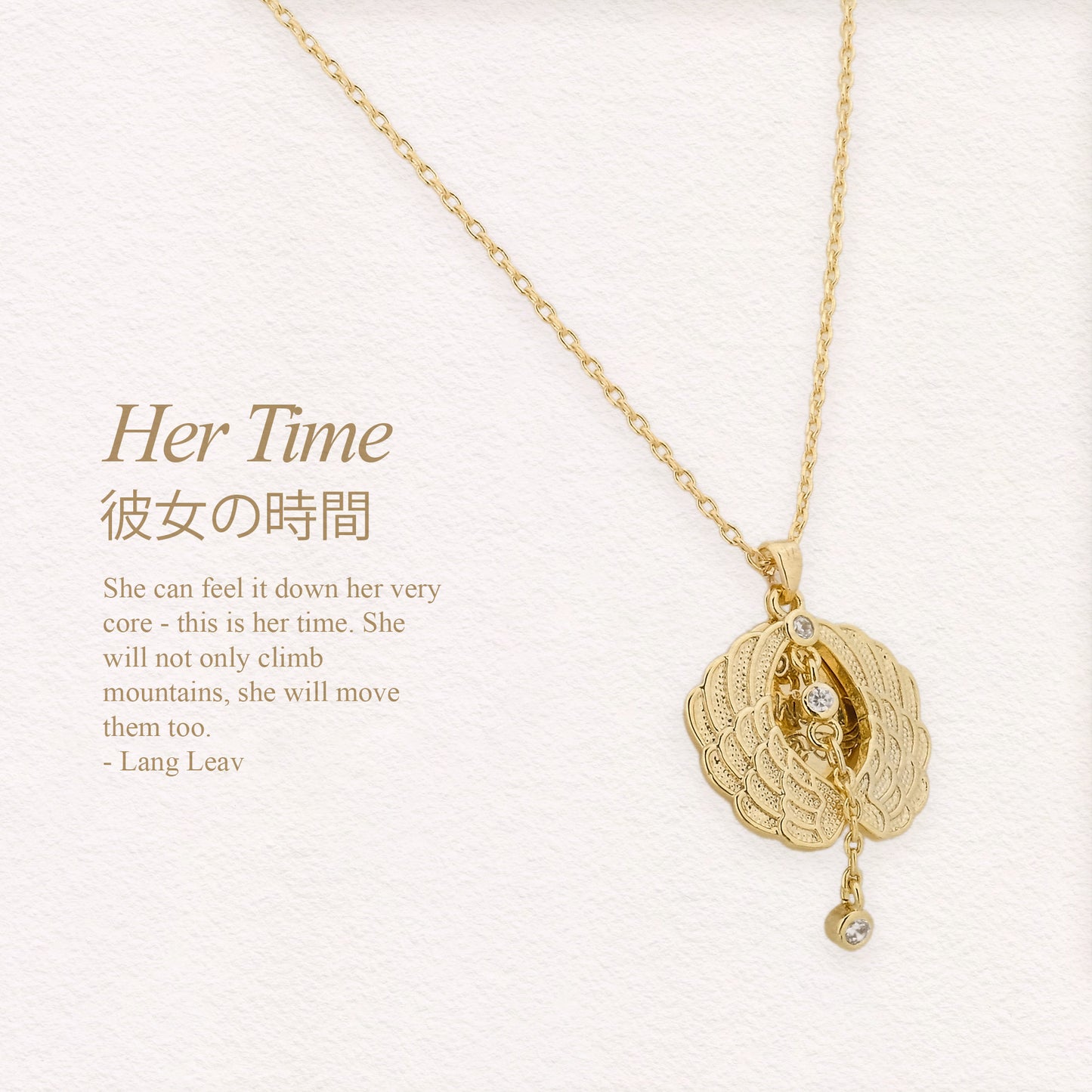 Lang Leav Her Time Pendant Necklace