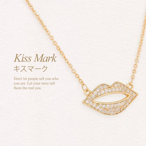Kiss Mark Pendant Necklace