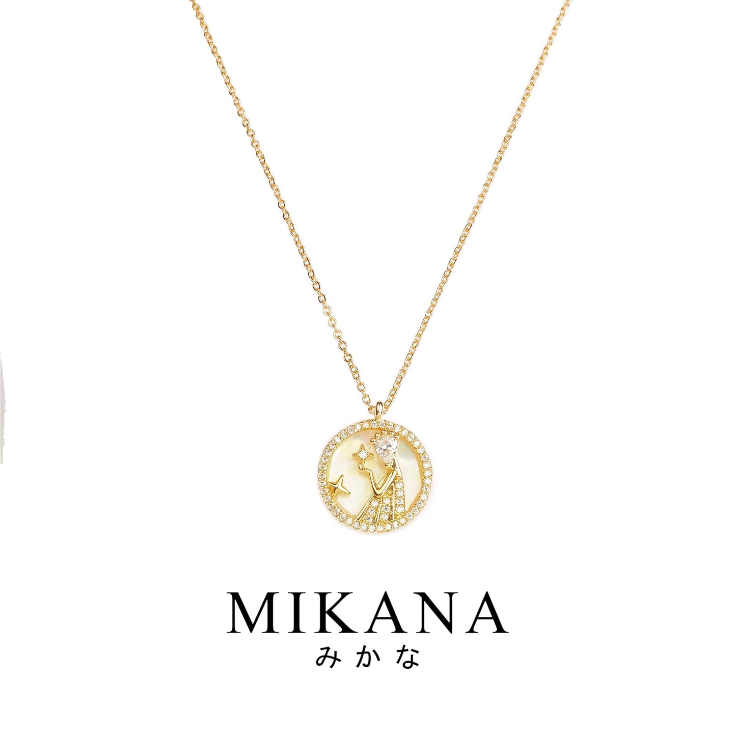 Zodiac Virgo Otomeza Pendant Necklace