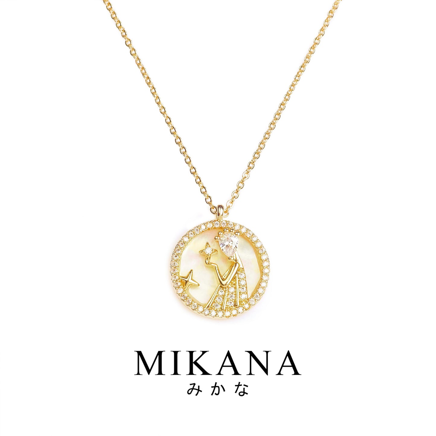 Zodiac Virgo Otomeza Pendant Necklace