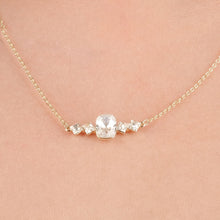 Load image into Gallery viewer, Birthstone April Diamond Pendant Necklace
