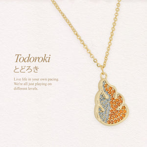 My Hero Academia Todoroki Inspired Pendant Necklace