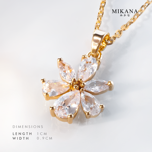 Michikko Floral Flower Necklace