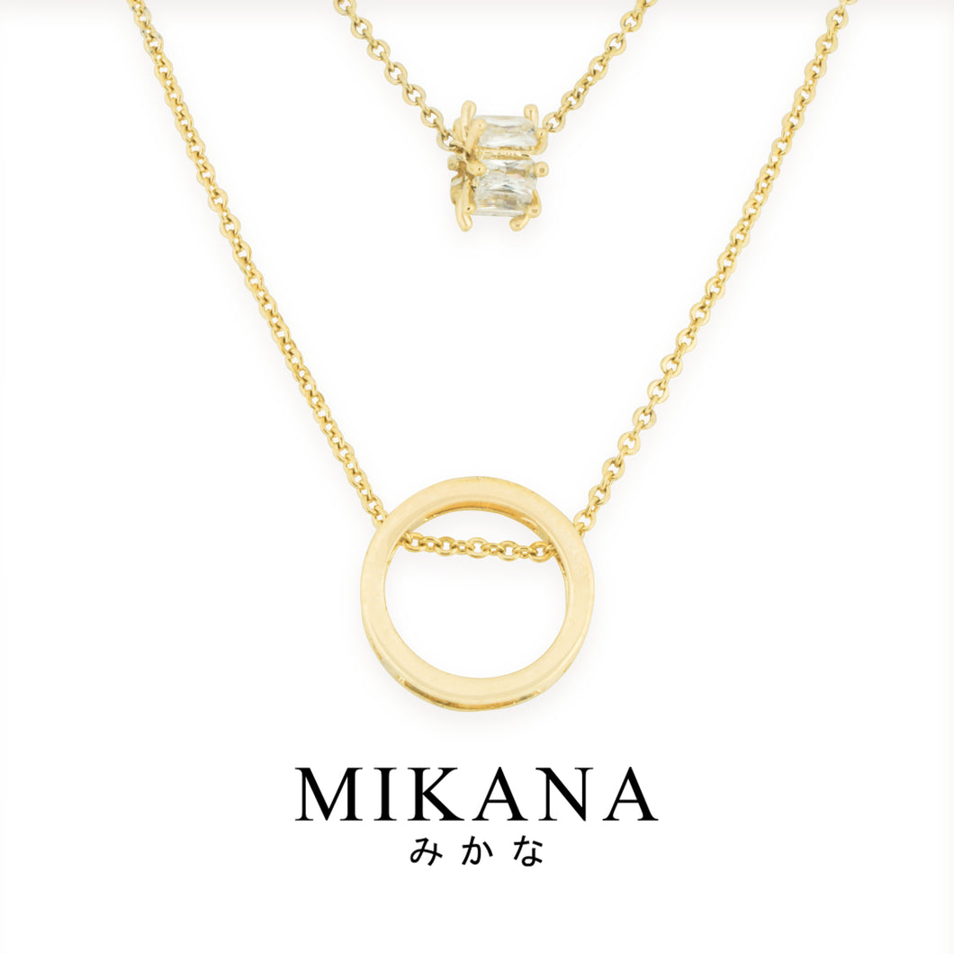 Sawako Layered Pendant Necklace