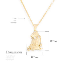 Load image into Gallery viewer, Harry Potter Inspired Hufflepuff Pendant Necklace