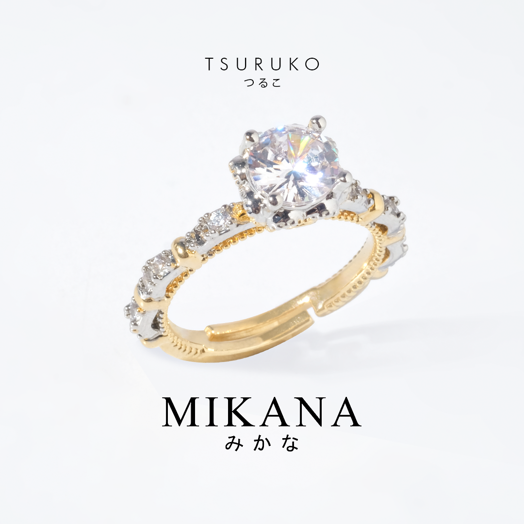 299 Ring Issue Two Tone Tsuruko Ring – Mikana Japan