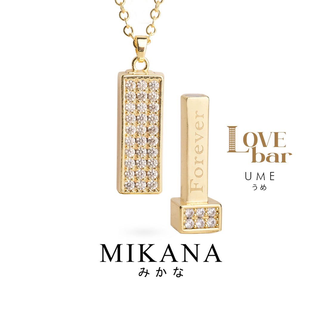 Love Bar Ume Forever Pendant Necklace – Mikana Japan