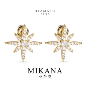 Make a Wish Utamaro Stud Earrings