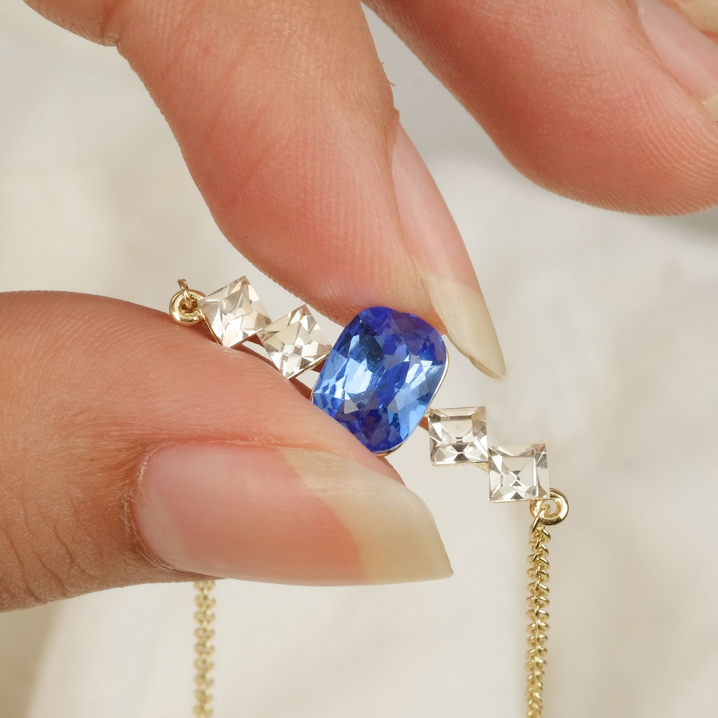 Birthstone December Zircon Pendant Necklace