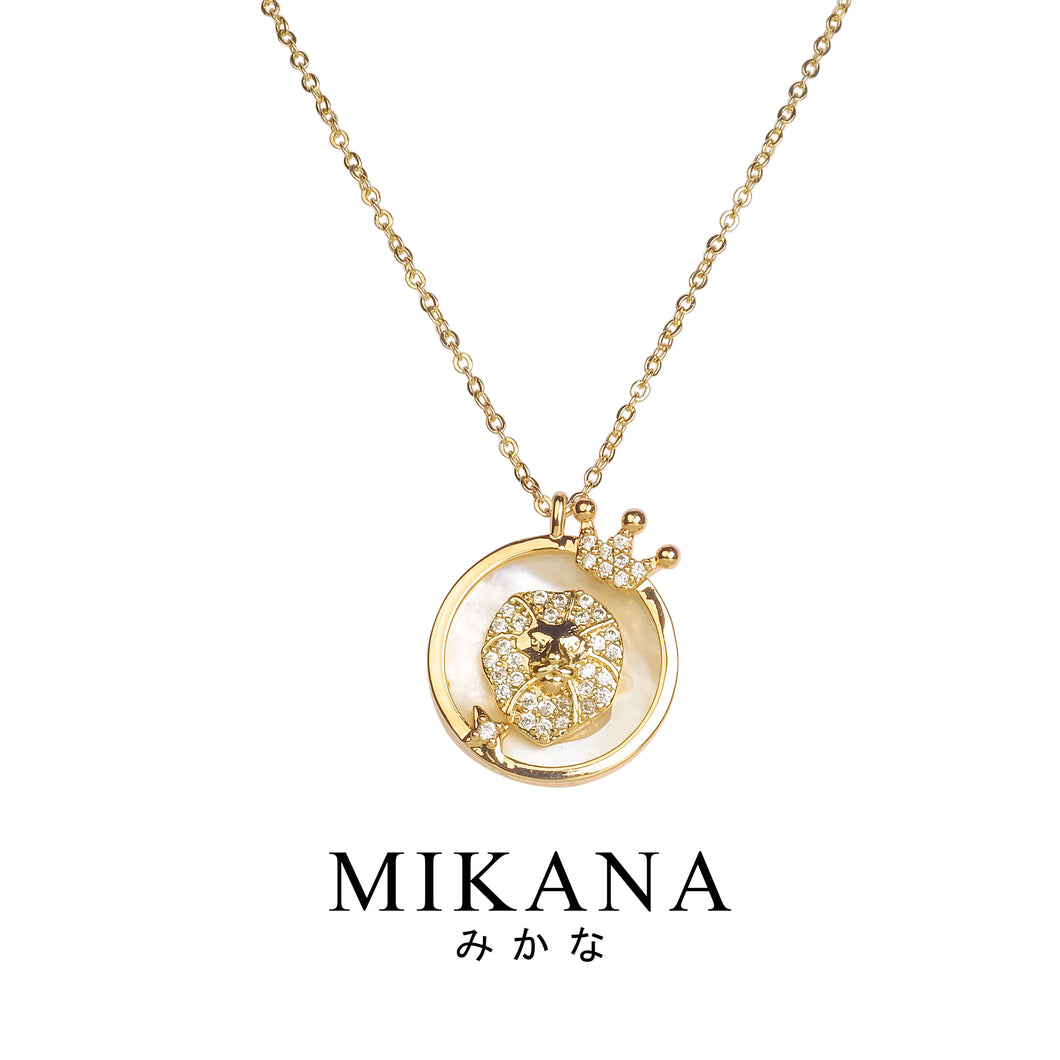 Zodiac Leo Shishiza Pendant Necklace