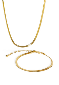 Herringbone Chain Jewelry Set